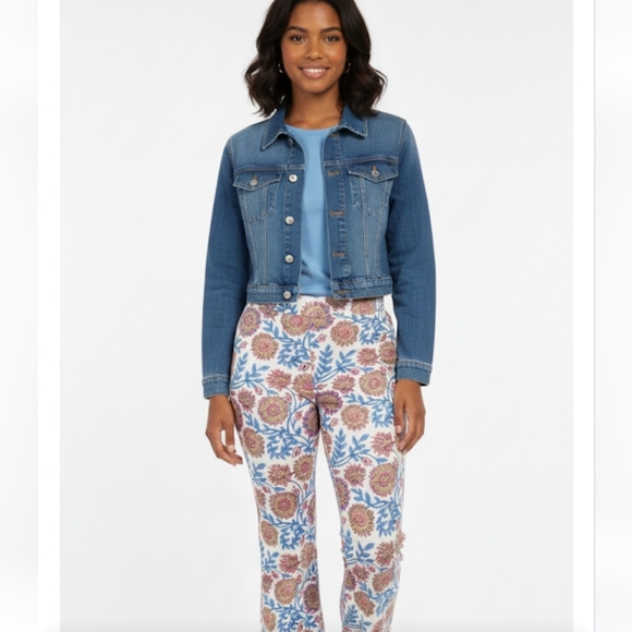 J. Crew Pants - J.crew floral crop vacation pants size 6